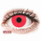 ColourVUE Crazy Glow Red - zero lenses (2 lenses) DIA 14.00, BC 8.60, Power 0 — Made in USA — Free Delivery