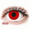 ColourVUE Crazy Lens - Red Devil - zero lenses (2 lenses) DIA 14.00, BC 8.60, Power 0 — Made in USA — Free Delivery