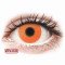 ColourVUE Crazy Glow Orange - zero lenses (2 lenses) DIA 14.00, BC 8.60, Power 0 — Made in USA — Free Delivery