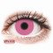 ColourVUE Crazy Glow Pink - zero lenses (2 lenses) DIA 14.00, BC 8.60, Power 0 — Made in USA — Free Delivery