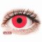 ColourVUE Crazy Glow Red - zero lenses (2 lenses) DIA 14.00, BC 8.60, Power 0 — Made in USA — Free Delivery