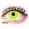 ColourVUE Crazy Glow Yellow - zero lenses (2 lenses) DIA 14.00, BC 8.60, Power 0 — Made in USA — Free Delivery