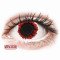 ColourVUE Crazy Lens - Blaze - zero lenses (2 lenses) DIA 14.00, BC 8.60, Power 0 — Made in USA — Free Delivery