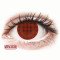 ColourVUE Crazy Lens - Red Screen - zero lenses (2 lenses) DIA 14.00, BC 8.60, Power 0 — Made in USA — Free Delivery