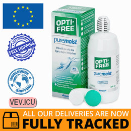 OPTI-FREE PureMoist liquid 300 ml — Made in Made in USA — Free Delivery 