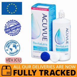 Acuvue RevitaLens liquid 360 ml — Made in Made in USA — Free Delivery 