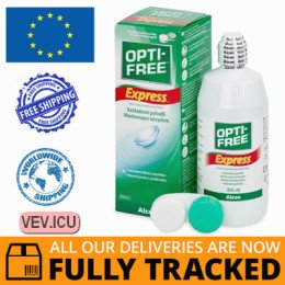 OPTI-FREE Express liquid 355 ml — Made in Made in USA — Free Delivery 