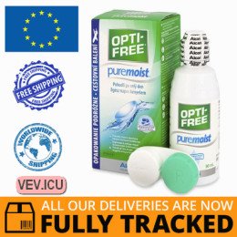 OPTI-FREE PureMoist liquid 90 ml — Made in Made in USA — Free Delivery 