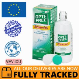 OPTI-FREE RepleniSH liquid 300 ml — Made in Made in USA — Free Delivery 