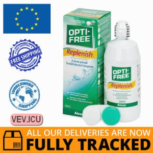 OPTI-FREE RepleniSH liquid 300 ml — Made in Made in USA — Free Delivery 