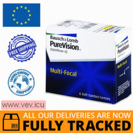 Bausch & Lomb PureVision Multi-focal 6 pcs — Made in USA — Free Delivery