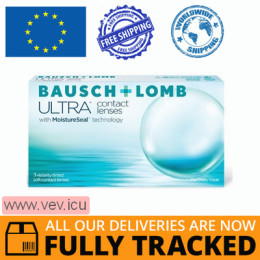 Bausch&Lomb Ultra contact lenses 3 pcs — Made in USA — Free Delivery