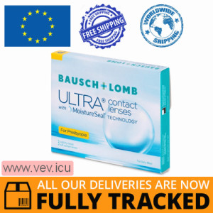 Bausch&Lomb Ultra for Presbyopia contact lenses 3 pcs — Made in USA — Free Delivery