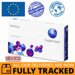 CooperVision Biofinity (6 lenses) DIA 14.00, BC 8.60 — Made in USA — Free Delivery