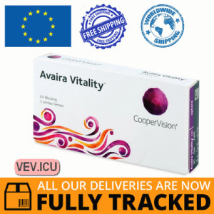 CooperVision Avaira Vitality (3 lenses) DIA 14.20, BC 8.40 — Made in USA — Free Delivery
