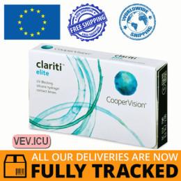 CooperVision Clariti Elite (3 lenses) DIA 14.20, BC 8.60 — Made in USA — Free Delivery