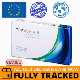 TopVue Air for Astigmatism (1 lens) DIA 14.20, BC 8.60 — Made in USA — Free Delivery