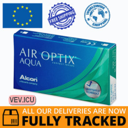 Air Optix Aqua (3 lenses) DIA 14.20, BC 8.60 — Made in USA — Free Delivery