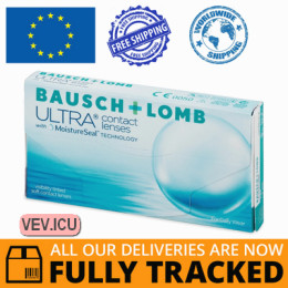 Bausch + Lomb ULTRA (3 lenses) DIA 14.20, BC 8.50 — Made in USA — Free Delivery