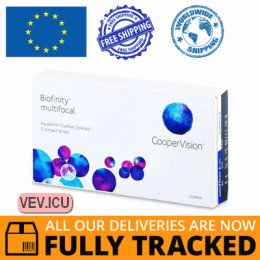 CooperVision Biofinity Multifocal (3 lenses) DIA 14.00, BC 8.60 — Made in USA — Free Delivery