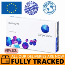 CooperVision Biofinity XR (3 lenses) DIA 14.00, BC 8.60 — Made in USA — Free Delivery