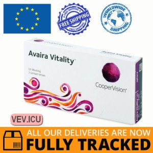 CooperVision Avaira Vitality (3 lenses) DIA 14.20, BC 8.40 — Made in USA — Free Delivery
