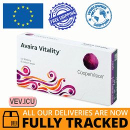 CooperVision Avaira Vitality (6 lenses) DIA 14.20, BC 8.40 — Made in USA — Free Delivery