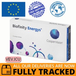 CooperVision Biofinity Energys (3 lenses) DIA 14.00, BC 8.60 — Made in USA — Free Delivery