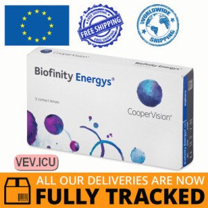 CooperVision Biofinity Energys (3 lenses) DIA 14.00, BC 8.60 — Made in USA — Free Delivery