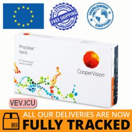 CooperVision Proclear Toric (3 lenses) DIA 14.40, BC 8.80 — Made in USA — Free Delivery