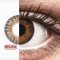 Air Optix Colors - Brown - zero lenses (2 lenses) DIA 14.20, BC 8.60, Power 0 — Made in USA — Free Delivery