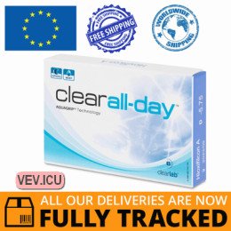 Clear All-Day (6 lenses) DIA 14.20, BC 8.60 — Made in UK — Free Delivery