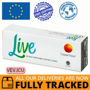 CooperVision Live Daily Disposable (30 lenses) DIA 14.00, BC 8.60 — Made in USA — Free Delivery