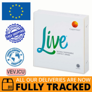 CooperVision Live Daily Disposable (90 lenses) DIA 14.00, BC 8.60 — Made in USA — Free Delivery