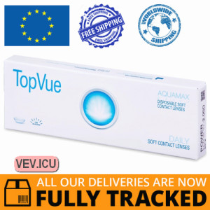 TopVue Daily (10 lenses) DIA 14.20, BC 8.50 — Made in USA — Free Delivery