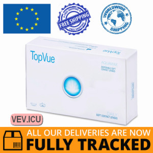 TopVue Daily (180 lenses) DIA 14.20, BC 8.50 — Made in USA — Free Delivery