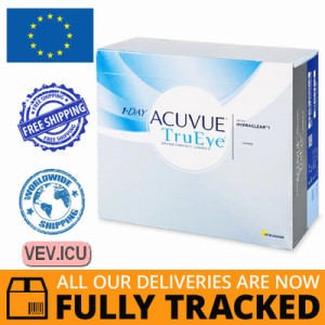 1 Day Acuvue TruEye (90 Lenses) DIA 14.20, BC 8.50 — Made in USA — Free Delivery