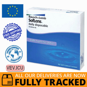 SofLens Daily Disposable (90 lenses) DIA 14.20, BC 8.60 — Made in USA — Free Delivery