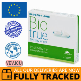 Biotrue ONEday (90 lenses) DIA 14.20, BC 8.60 — Made in USA — Free Delivery