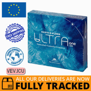 Bausch + Lomb ULTRA One Day (90 lenses) DIA 14.20, BC 8.60 — Made in USA — Free Delivery