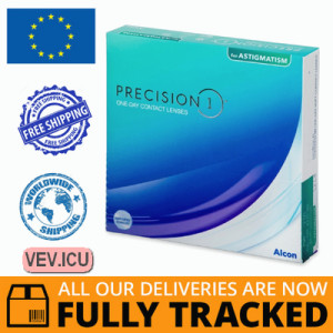 Precision1 for Astigmatism (90 lenses) DIA 14.50, BC 8.50 — Made in USA — Free Delivery