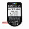 Crazy Lens - Cat Eye Aqua - zero lenses (2 lenses) DIA 14.20, BC 8.60, Power 0 — Made in Australia — Free Delivery