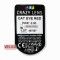 Crazy Lens - Cat Eye Red - zero lenses (2 lenses) DIA 14.20, BC 8.60, Power 0 — Made in Australia — Free Delivery