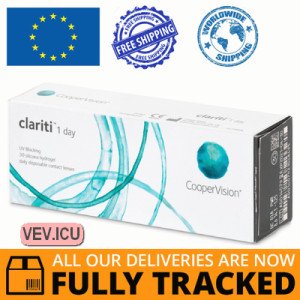CooperVision Clariti 1 day (30 lenses) DIA 14.10, BC 8.60 — Made in USA — Free Delivery