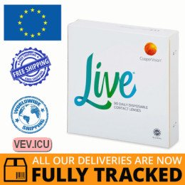 CooperVision Live Daily Disposable (90 lenses) DIA 14.00, BC 8.60 — Made in USA — Free Delivery