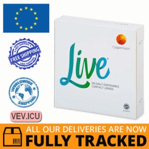 CooperVision Live Daily Disposable (90 lenses) DIA 14.00, BC 8.60 — Made in USA — Free Delivery