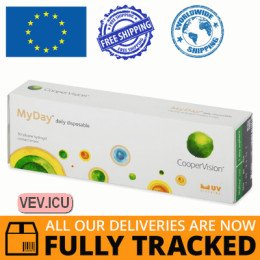 CooperVision MyDay daily disposable (30 lenses) DIA 14.20, BC 8.40 — Made in USA — Free Delivery