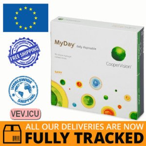 CooperVision MyDay daily disposable (90 lenses) DIA 14.20, BC 8.40 — Made in USA — Free Delivery
