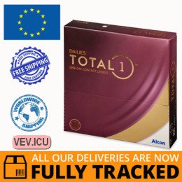 Dailies TOTAL1 (90 lenses) DIA 14.10, BC 8.50 — Made in USA — Free Delivery