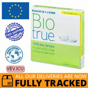 Biotrue ONEday for Presbyopia (90 lenses) DIA 14.20, BC 8.60 — Made in USA — Free Delivery Biotrue ONEday for Presbyopia (90 lenses) DIA 14.20, BC 8.60 — Made in USA — Free Delivery